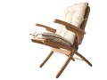 Wooden Armchair Creta Losa with Waterproof Cushion