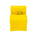 Fixed Door Knob ONE Q MOOD COLOMBO Square Rosette 52x52mm