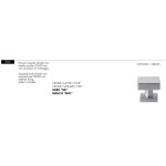 Square Door Knob Arieni 906 60x60 mm with 50x50 mm Rose