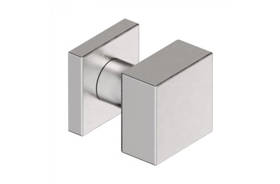Fixed Square Knob Reguitti Stainless Steel Qubo 2Q0