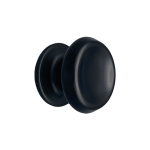 Fixed Carved Knob for Door in Anodized Aluminum Saguatti 166