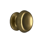 Fixed Carved Knob for Door in Anodized Aluminum Saguatti 166