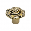 Classic Cabinet Knob Linea Calì Rose PB with Gold Plated Finishing