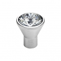 Cabinet Knob Linea Calì Crystal Diamante CS with Swarowski® Satin Chrome