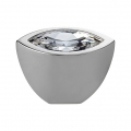 Cabinet Knob Linea Calì Elipse Crystal PB with Swarowski® Polished Chrome