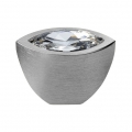 Cabinet Knob Linea Calì Elipse Crystal PB with Swarowski® Satin Chrome