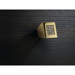 Furniture Knob Linea Calì Mesh Crystal PB with Mesh Swarowski® Gold Plated
