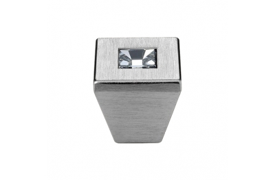 Furniture Knob Linea Calì Reflex PB with Swarowski® Satin Chrome