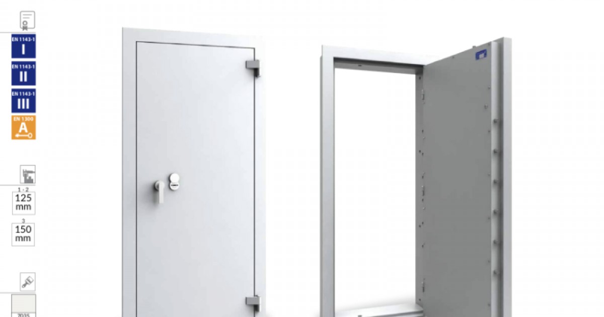 Armored door for caveaux and chambers Atlante Bordogna | Windowo
