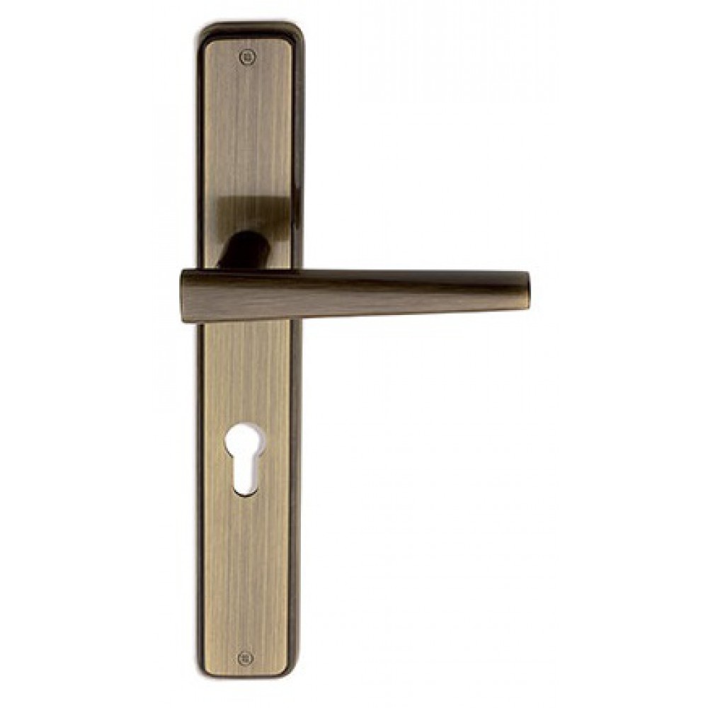 Portofino Fashion Line PFS Pasini Brass Door Handle on Plate