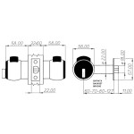 PremiApri 13 Meroni for Entrances and Offices Tubular Lock Nova Series