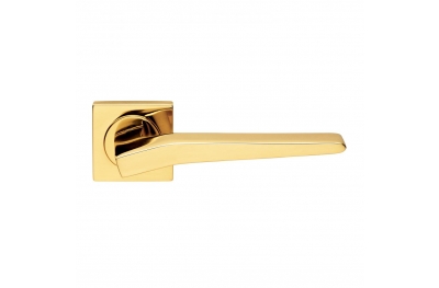 Preso Design Manital Polished Brass Door Lever Handles