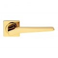 Preso Design Manital Polished Brass Pair of Door Lever Handles