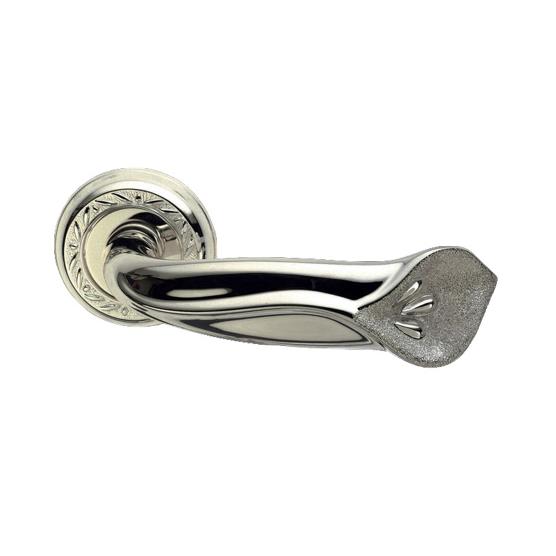 Princess Jewellery PFS Pasini Door Handle with Rose and Escutcheon