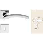 Linea Calì Profilo Door Handle with Rosette Timeless Design