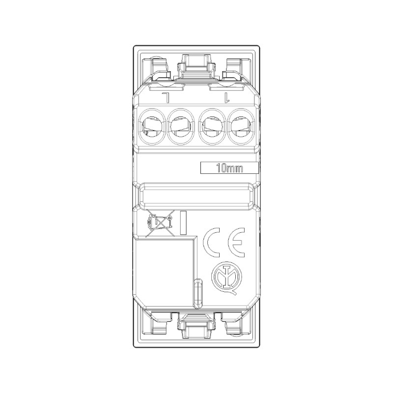 Push Button VIMAR LINEA 30008A 1P NO 10A Axial Choice of Color