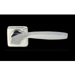 Quadrata Jewellery PFS Pasini Door Handle with Rose and Escutcheon