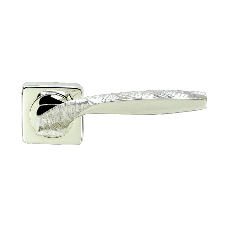 Prestige Quadrata Jewellery PFS Pasini Door Handle with Rose and Escutcheon
