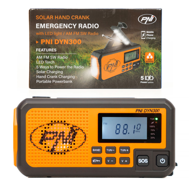 Emergency Radio Blackout Solar Dynamo Powerbank 4000mAh
