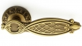 Ramses Classique PFS Pasini Brass Door Handle with Round Rosette