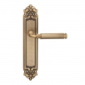 Rania Series Epoque forme Door Handle on Plate Frosio Bortolo Fluted Surface