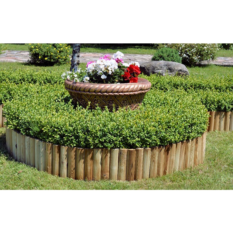 Wooden Garden Fence Losa Bordure Various Shapes