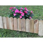 Wooden Garden Fence Losa Bordure Various Shapes