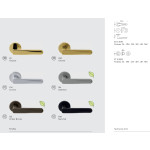Robot6 Colombo Design Door Handle with 6 mm Round Rose