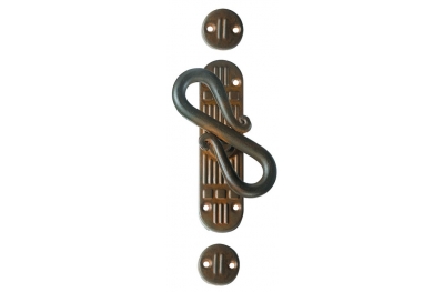 Rome Galbusera Cremone Bolt for External Rod Wrought Iron