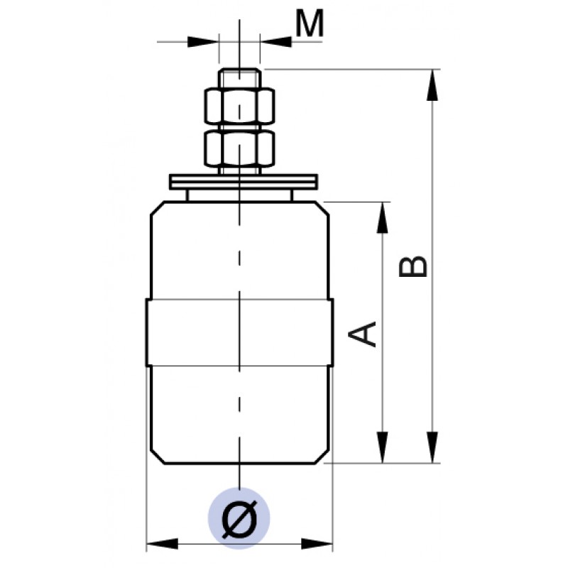 Nylon Guide Roller for Sliding Gates IBFM