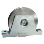 Wheel for Gate with Closed Support Round Groove Nova-Ferr 121