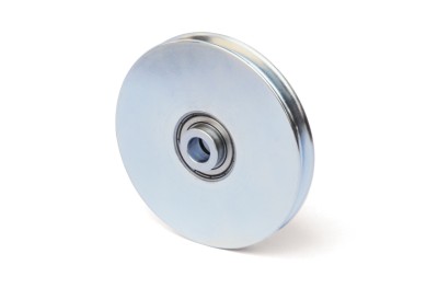 Wheel for Up-and-over Door in Steel with Round Groove
