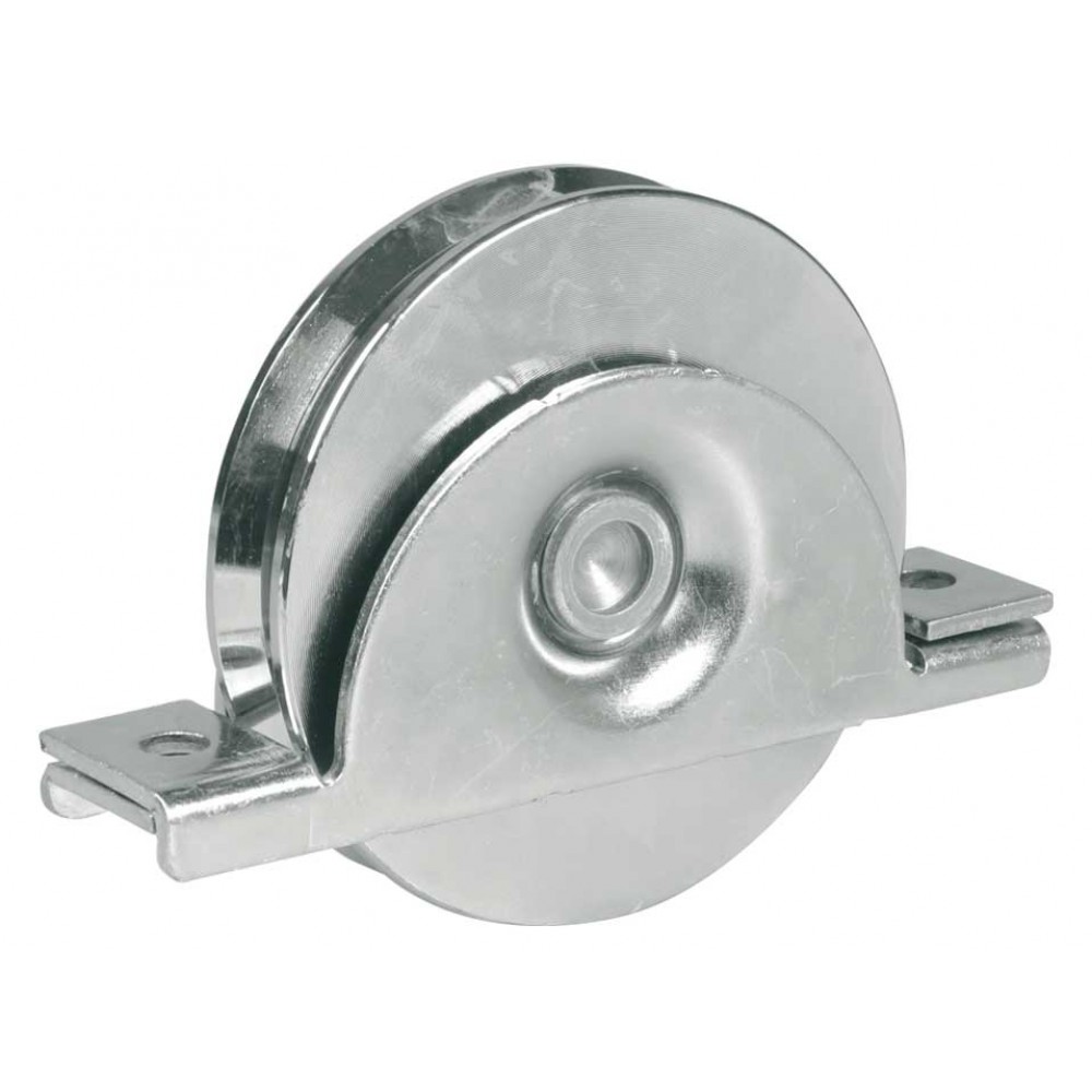 Wheel with Internal Support 1 Ball Bearing V Groove for Sliding Gates IBFM
