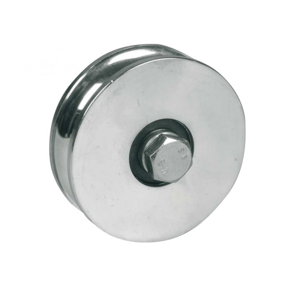 Wheel for Sliding Gates 1 Ball Bearing U Round Groove Ø20 IBFM