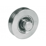 Wheel for Sliding Gates 1 Ball Bearing V Groove Various Diameters IBFM