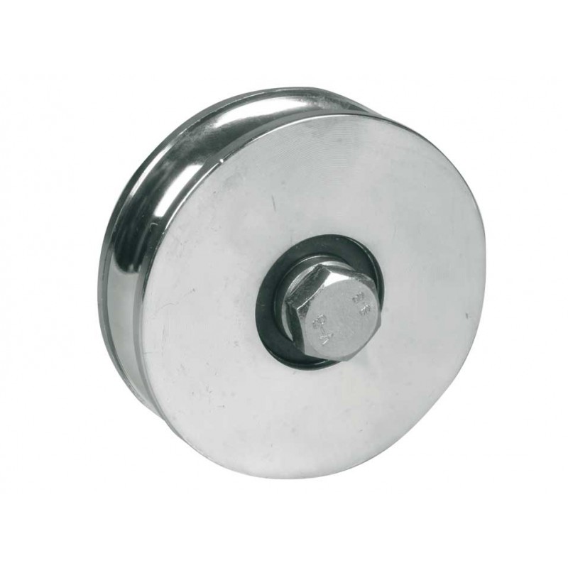 Wheel for Sliding Gates 2 Ball Bearings U Round Groove Ø20 IBFM