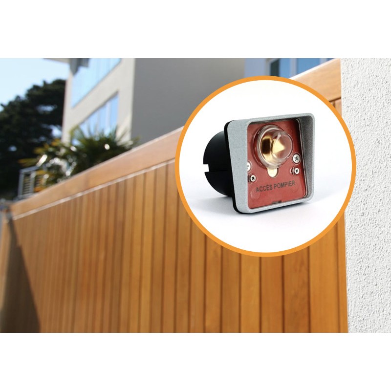 Wall Recessed Key Selector for Automatic Gate