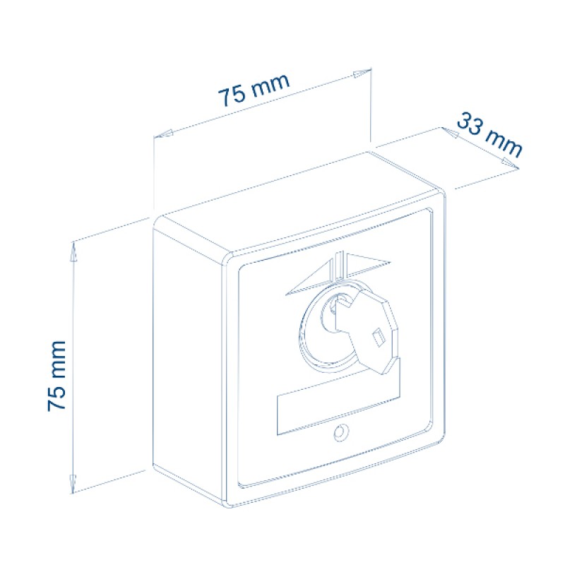 Key Selector for Gate Outdoor PLA-ABS VDS