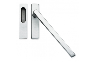 Handle doors sliding Shelby Brand Sicma Plaque Rectangular Chrome Luc 