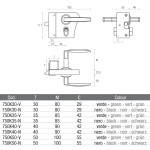 Gate Lock Pratik-Lock Manual Complete Kit