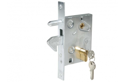 Lock with Hook for Sliding Gates Galvanized Steel IBFM