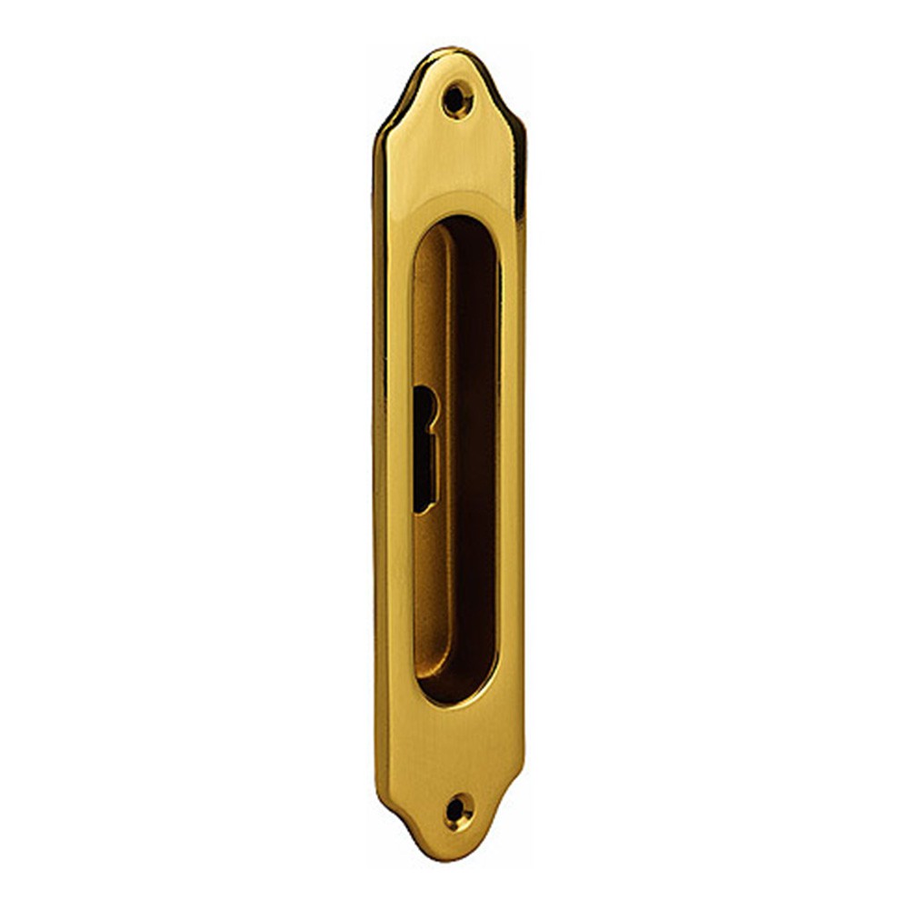 Siena Sliding Door Handle in Brass for Small Apartment Made in Italy Bal Becchetti