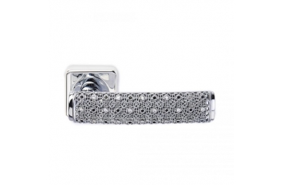 Silver Dream 2 Jewellery PFS Pasini Door Handle with Rose and Escutcheon