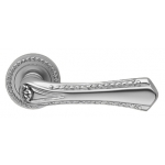 Sissi Antique Silver Door Handle on Rosette Linea Calì Vintage