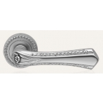 Sissi Antique Silver Door Handle on Rosette Linea Calì Vintage