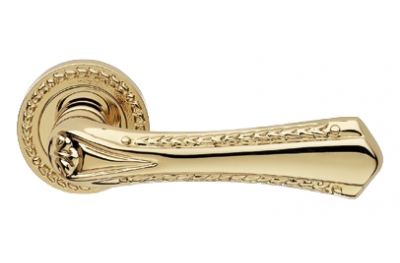 Sissi Gold Plated Door Handle on Rosette Linea Calì Vintage