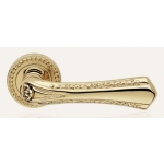 Sissi Gold Plated Door Handle on Rosette Linea Calì Vintage