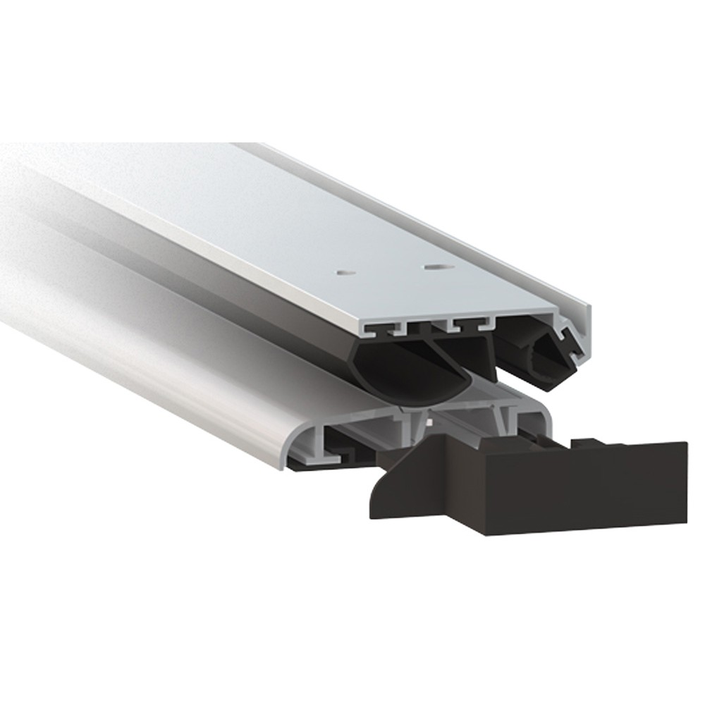 Anodized Silver Aluminium Threshold Comaglio 1375 Series Universal