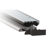 Anodized Silver Aluminium Threshold Comaglio 1375 Series Universal