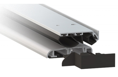 Anodized Silver Aluminium Threshold Comaglio 1375 Series Universal